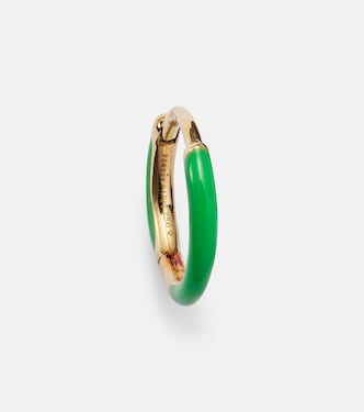 18kt gold single hoop earring | Persée