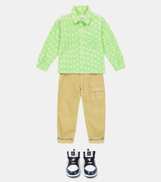 Camisa en mezcla de algodón con logo | ERL Kids