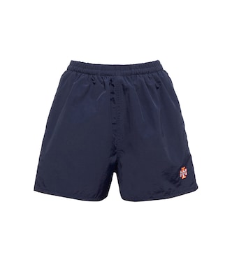 Shorts con logo bordado | Tory Sport