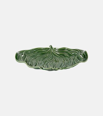 Folhas Banana Leaf ceramic platter | Bordallo Pinheiro