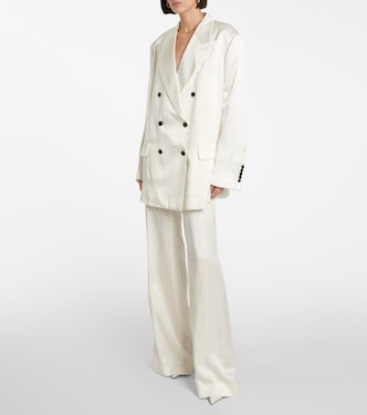 Blazer doppiopetto in raso | Tom Ford