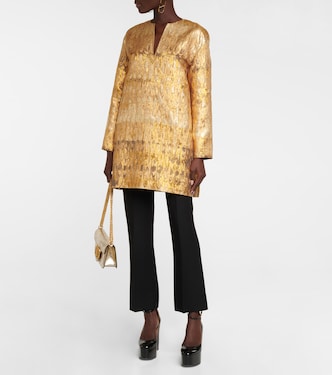 VLogo Chain wool and silk pants | Valentino
