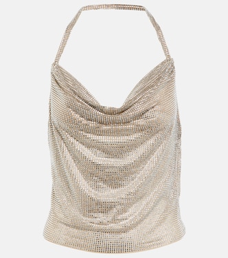 Crystal-embellished halterneck top | Giuseppe di Morabito
