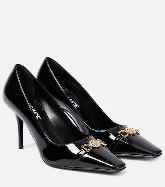 Medusa patent leather pumps | Versace
