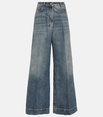 Jeans a vita alta e gamba larga | Etro
