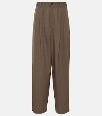 Pantaloni Rufos a gamba larga in twill | The Row