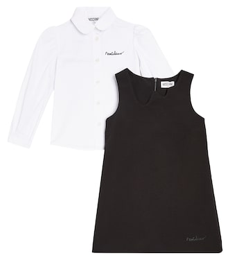 Logo shirt and dress set | Moschino Kids