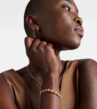 Armband Audrey Graduated aus 18kt Gelbgold mit Diamanten | Melissa Kaye
