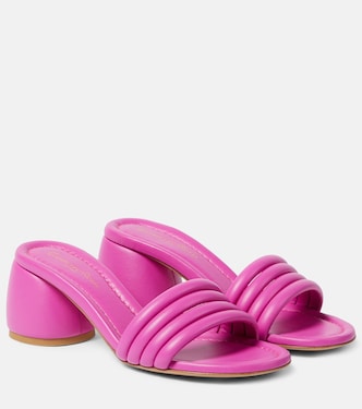 Pantoletten Malou aus Leder | Gianvito Rossi