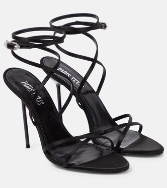 Sandalen Liz aus Satin | Paris Texas