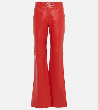 Pantalones flared Sleek Statement de piel | Dorothee Schumacher