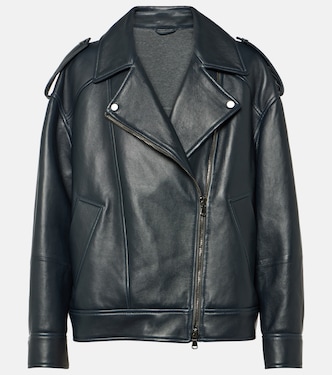 Giacca biker in pelle | Brunello Cucinelli