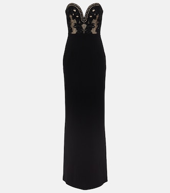 Alisa lace bustier gown | Rebecca Vallance