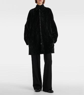 Sheeran shearling coat | The Row