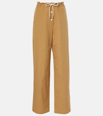 Bonnette cotton wide-leg pants | The Row
