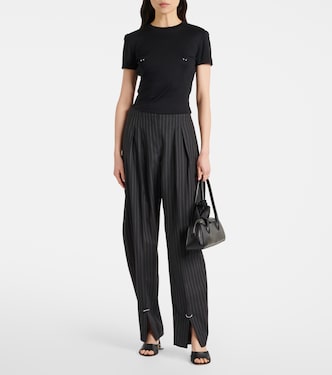 Top in cotone con ruches | Mugler