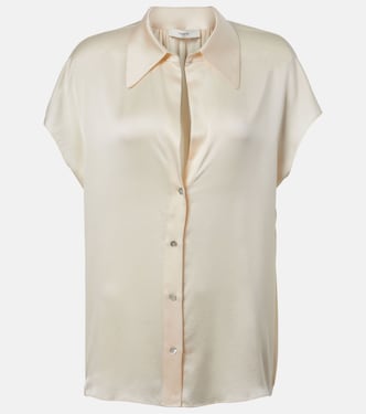 Bluse aus Seidensatin | Vince