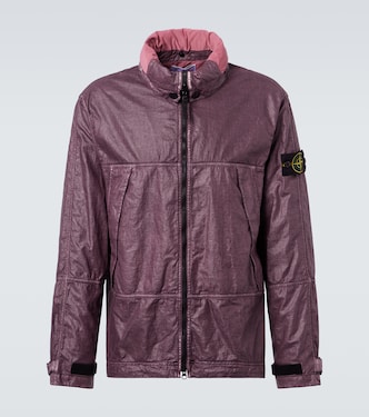 Logo linen jacket | Stone Island