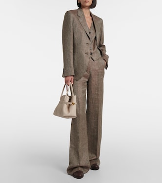 Pantaloni a gamba larga Korbin in lino | Loro Piana