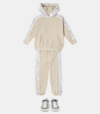 Sudadera con capucha Barocco de algodón | Versace Kids