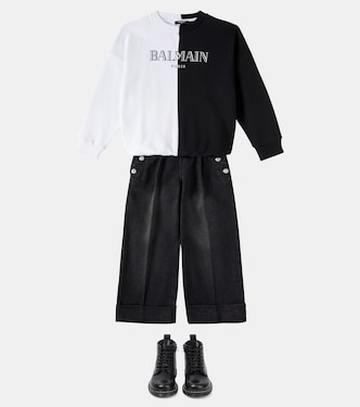 Sudadera de algodón | Balmain Kids