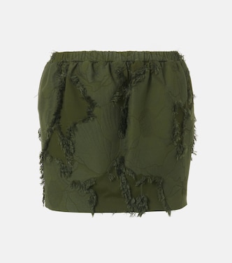 Minirock aus Jacquard mit Fil Coupé | Gucci
