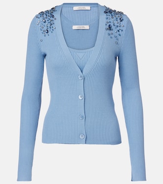 Set de cárdigan y tank top adornados | Dorothee Schumacher