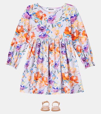 Robe Camie en coton mélangé à fleurs | Molo