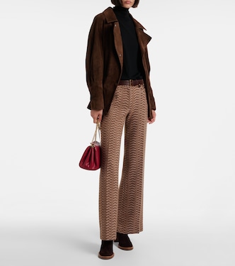 Zigzag low-rise bootcut pants | Missoni