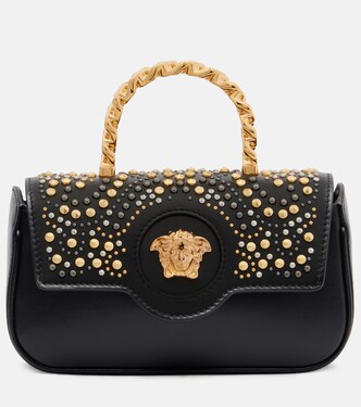 La Medusa Mini studded leather tote bag | Versace