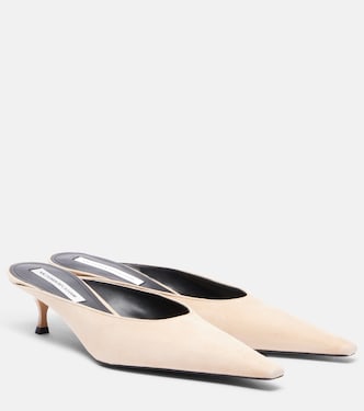 Mules 45 en daim | Victoria Beckham