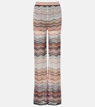 Pantalon ample Zig Zag en lamé | Missoni