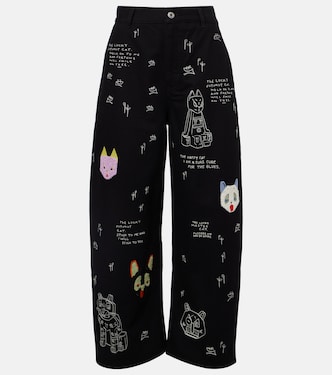 X Louis Wain Wide-Leg Jeans | Loewe