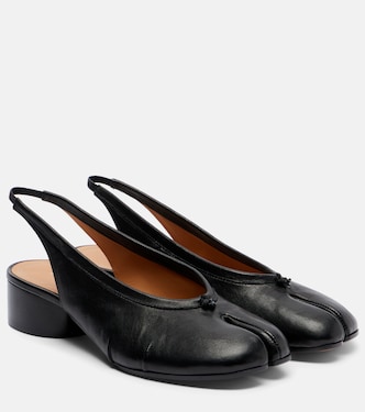 Tabi leather slingback flats | Maison Margiela