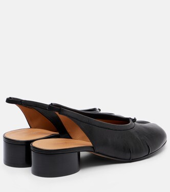 Tabi leather slingback flats | Maison Margiela