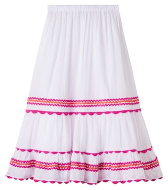 Crochet-trimmed cotton skirt  | Tartine et Chocolat