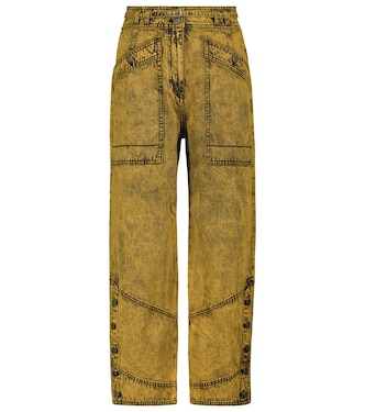 Jeans Harris rectos de tiro alto | Ulla Johnson
