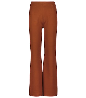 Pantaloni flared in misto seta | Joseph