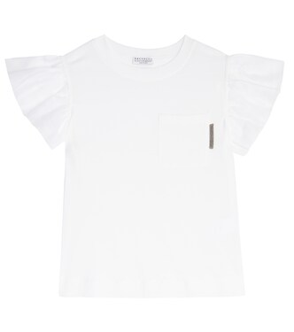 T-Shirt aus Baumwolle | Brunello Cucinelli Kids