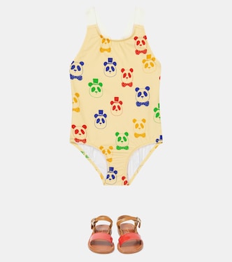 Bedruckter Badeanzug Panda | Mini Rodini