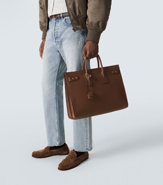 Tote Bag Sac de Jour Thin Large aus Leder | Saint Laurent