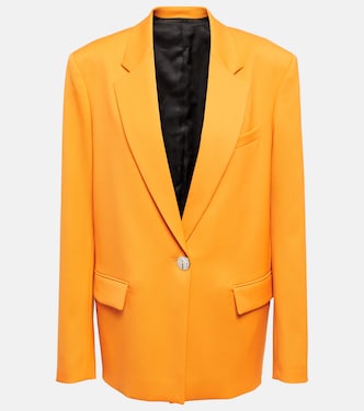 Blazer Bianca en laine mélangée | The Attico