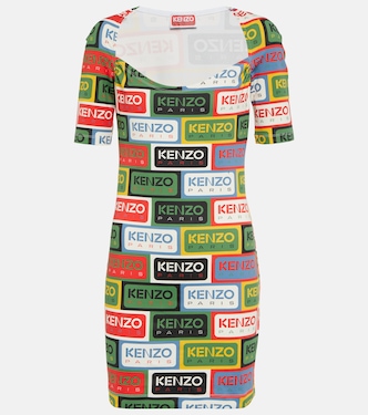 Robe imprimée à logo | Kenzo