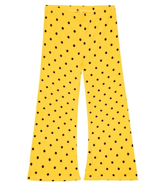 Pantaloni flared in jersey a pois | Mini Rodini