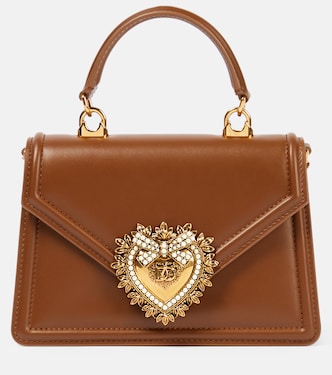 Bolso al hombro Devotion Mini de piel | Dolce&Gabbana