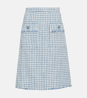 Minifalda de pata de gallo de tiro alto | Etro