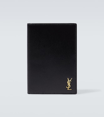 Tiny Cassandre leather passport holder | Saint Laurent