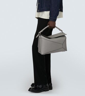 Tote Puzzle Large aus Leder | Loewe