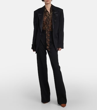 Pantalon ample Christophe en laine vierge | Nili Lotan