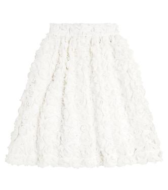 Gonna in tulle con applicazioni floreali | Caroline Bosmans